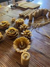 Velas de cera virgen 